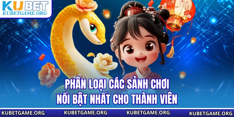 Phân loại các sảnh chơi nổi bật nhất cho thành viên